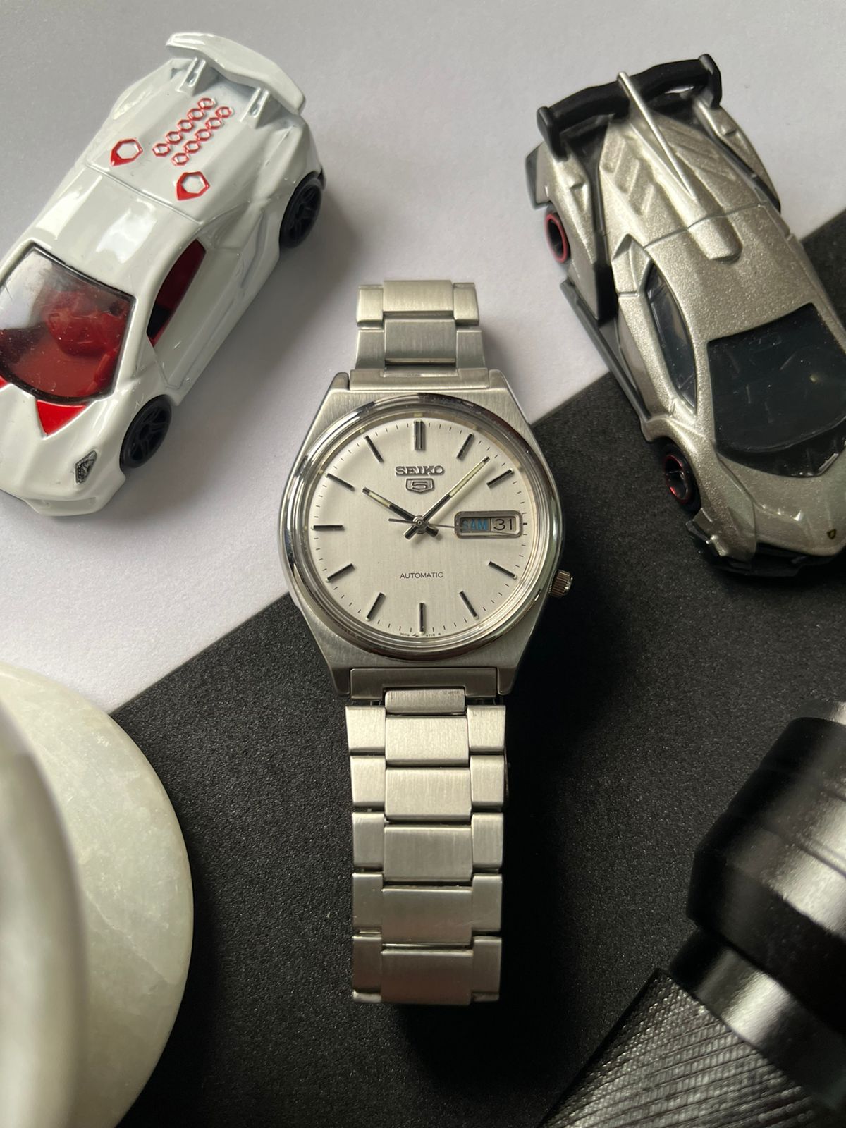 1991 Seiko 5 White Dial (Pre Owned)