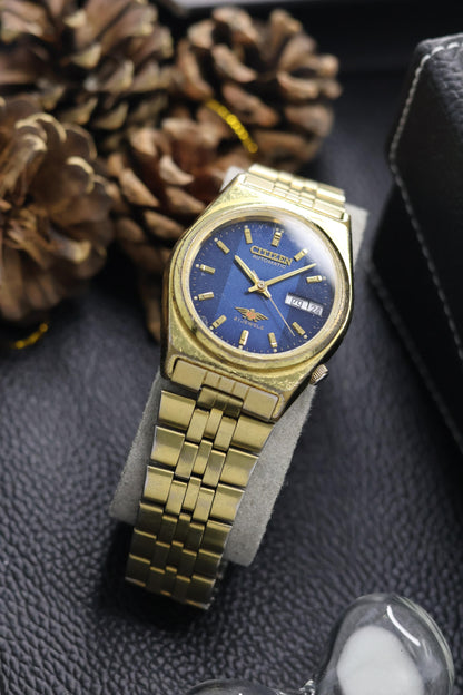 (Super Rare) Citizen Eagle 7 Blue Motif Dial - Automatic Vintage Watch (Pre Owned) - SE610