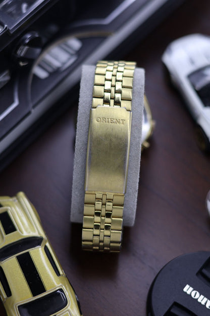 (Super Rare) Orient Tri-Star Crystal Linen Dial - Automatic Vintage Watch (Pre Owned) - SE479