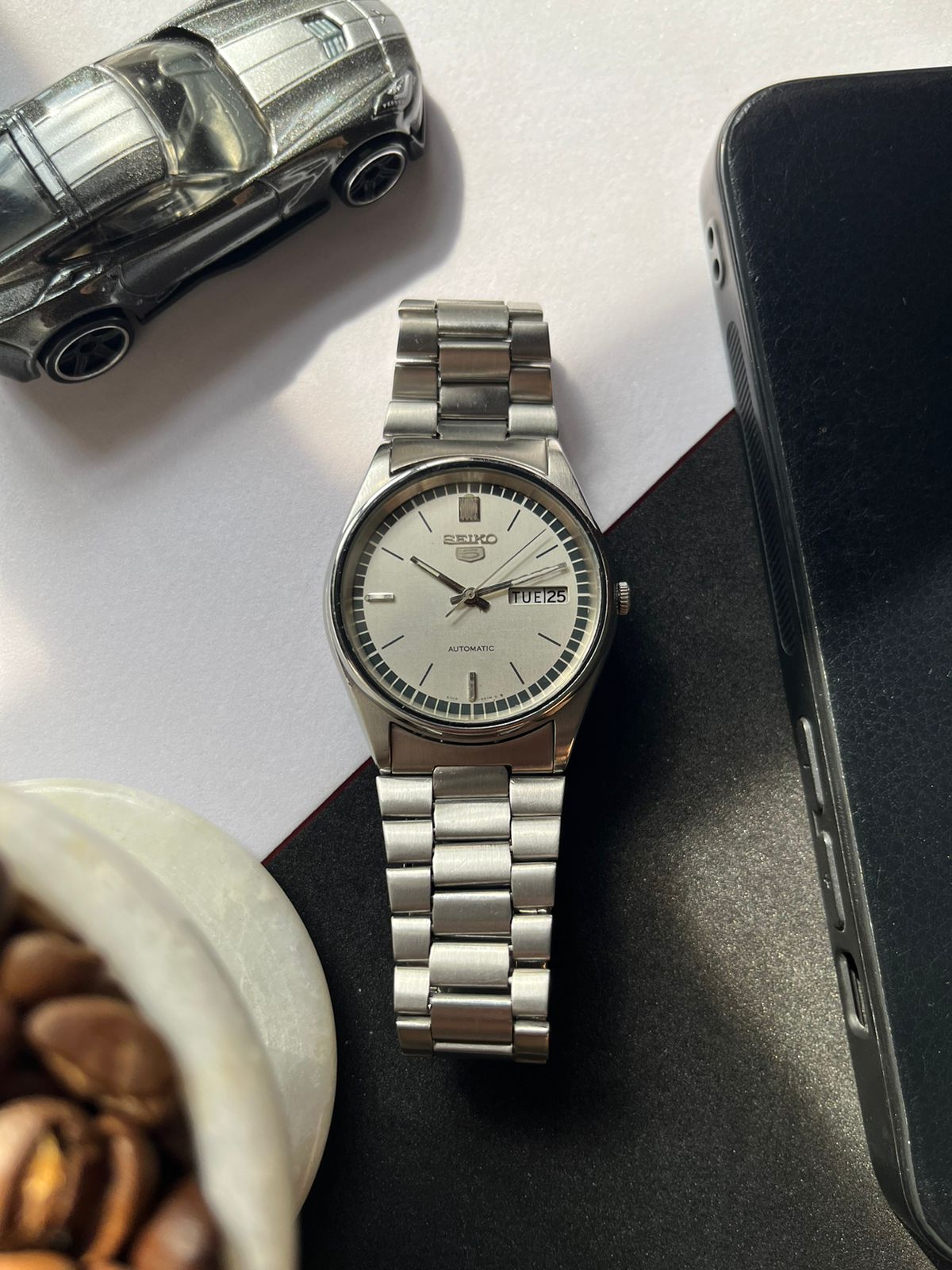 1983 Seiko 5 Silver Dial (Pre Owned)