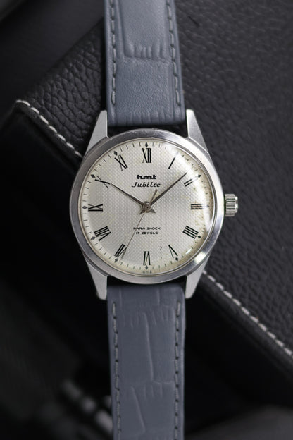 (Super Rare) Vintage HMT Jubilee White Dial - in Original Condition - Mechanical Hand Winding Watch (Pre Owned) - SE616