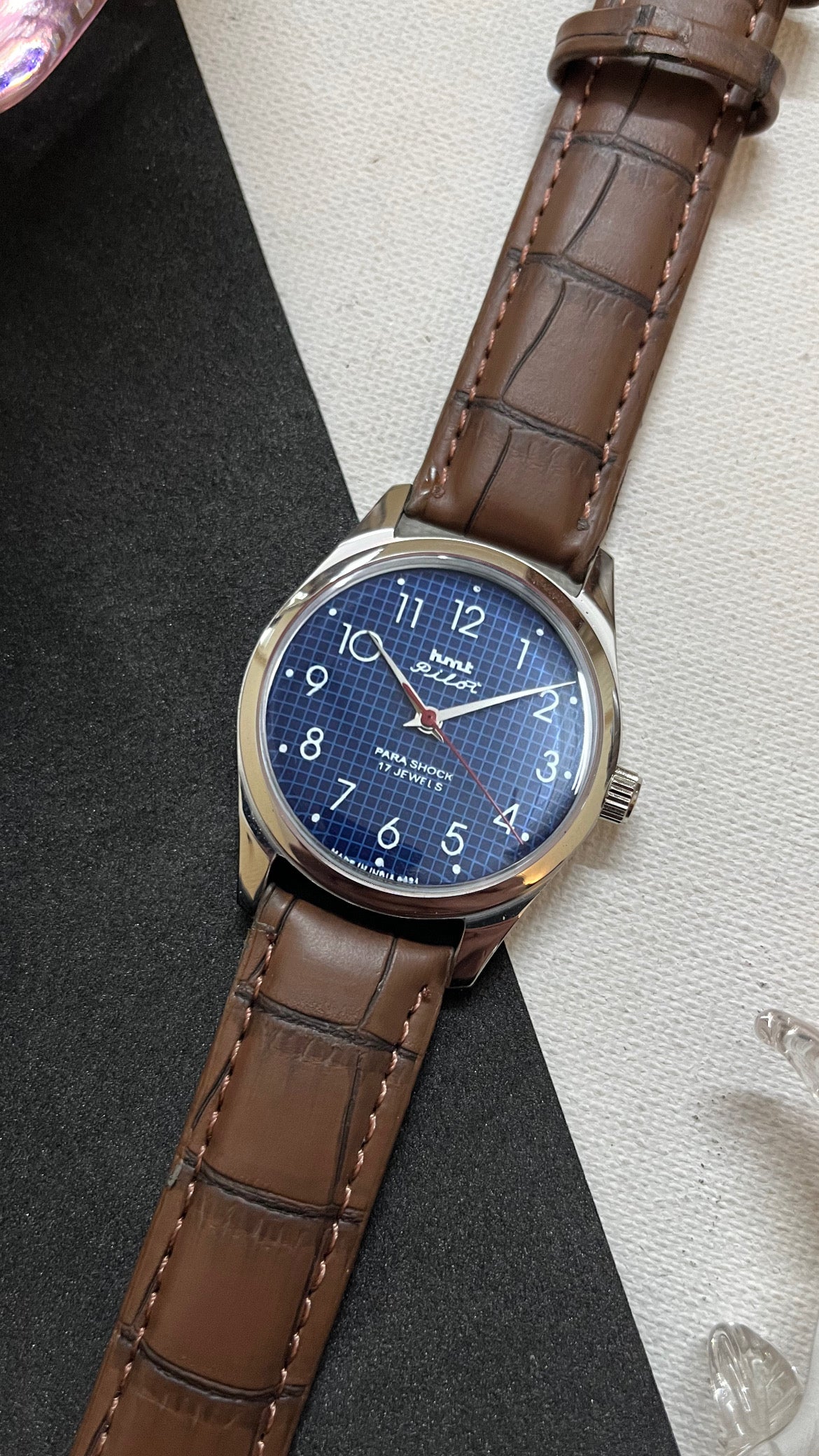 HMT Pilot Graph Dial- BLUE