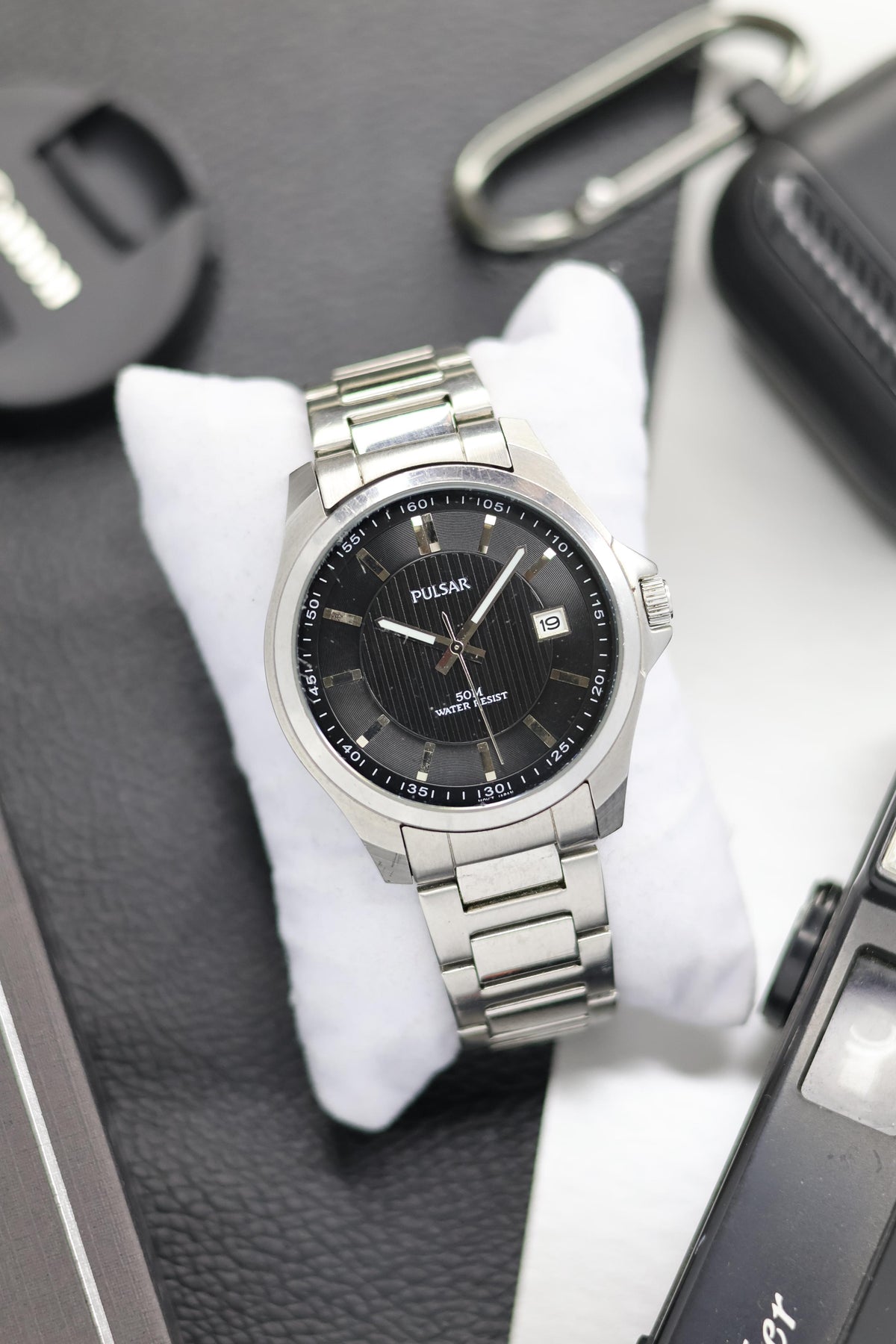 Seiko PULSAR Black Dial (Pre Owned) - A112