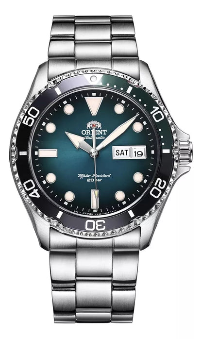 ORIENT Kamasu Mako III RA-AA0811E Automatic Diver Watch (Imported) - Cyan