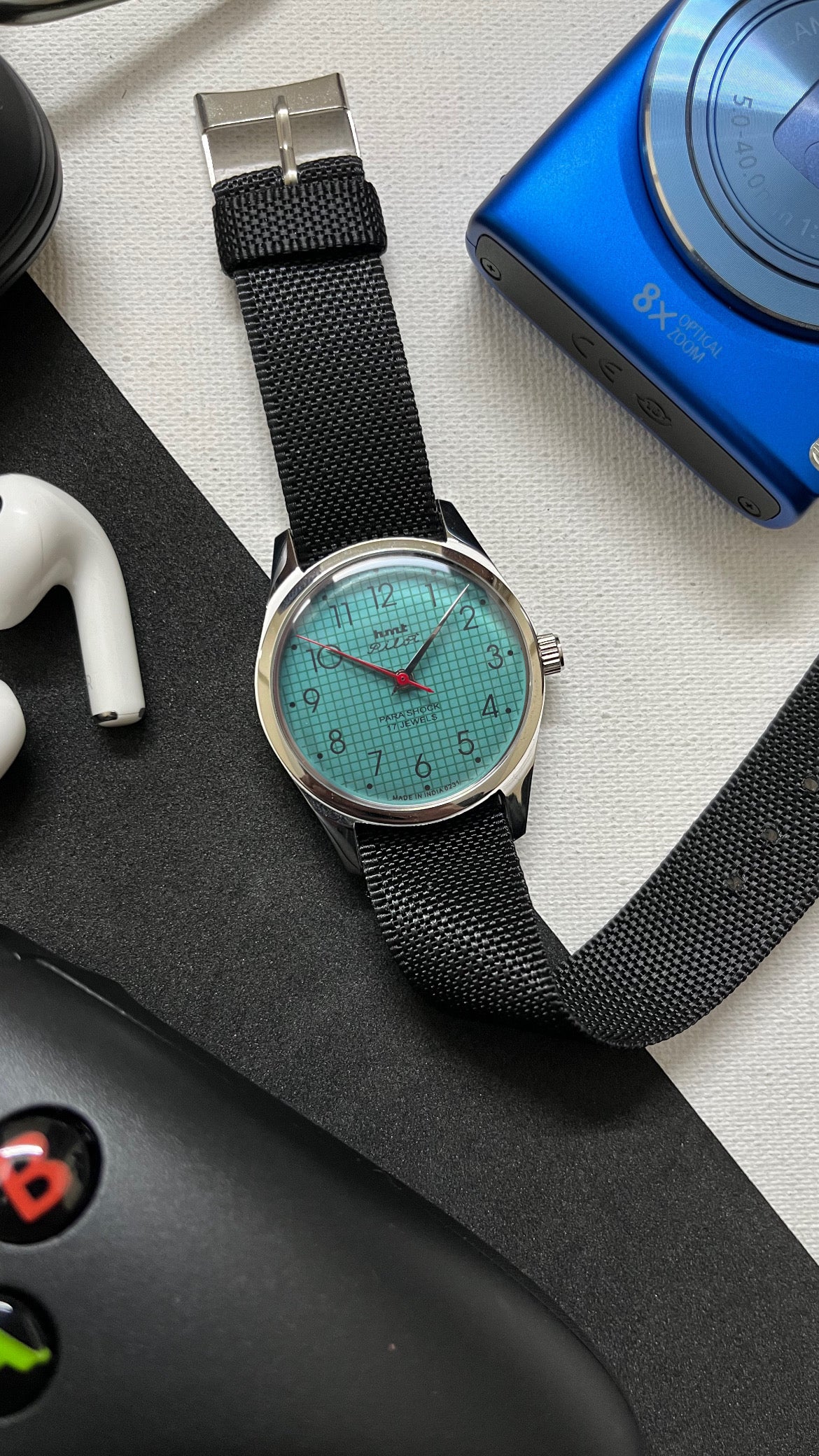 HMT Pilot Graph Dial - TIFFANY BLUE