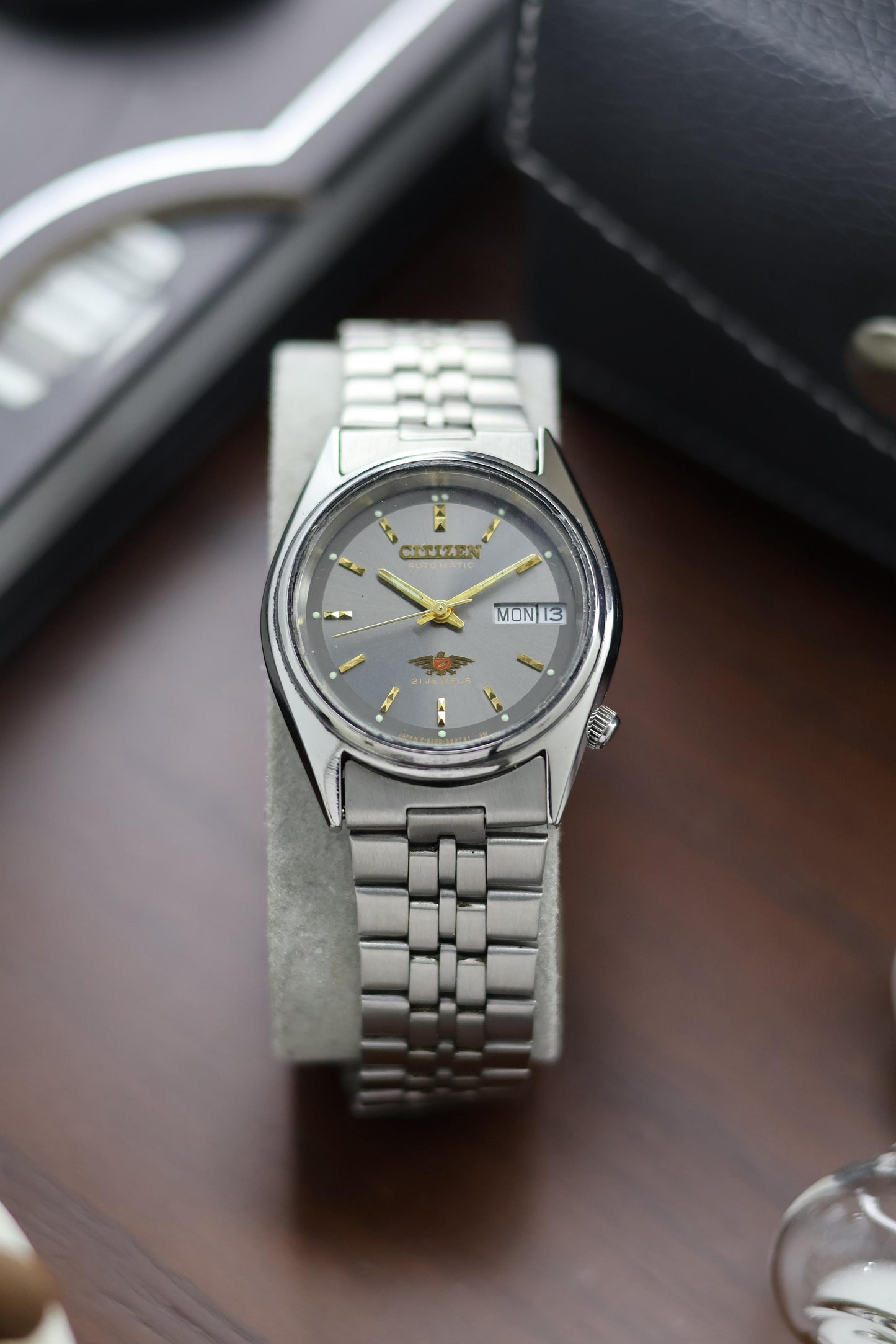 Citizen Eagle 7 Grey Dial - Automatic Vintage Watch (Pre Owned) - A261