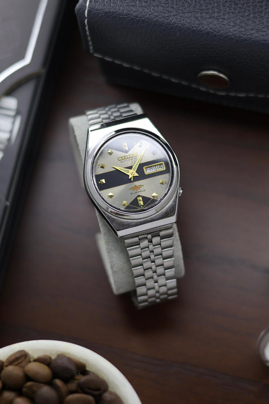 Citizen Eagle 7 Grey Motif Dial - Automatic Vintage Watch (Pre Owned) - A402