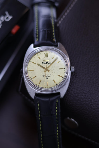 Vintage HMT Chethan - in Original Condition - Mechanical Hand Winding Watch (Pre Owned)