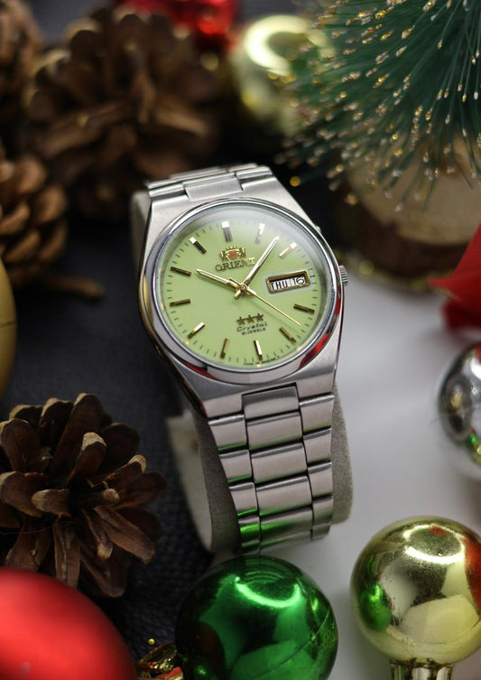 (Super Rare) Orient Tri-Star Crystal Lume Dial - Automatic Vintage Watch (Pre Owned) - SE510