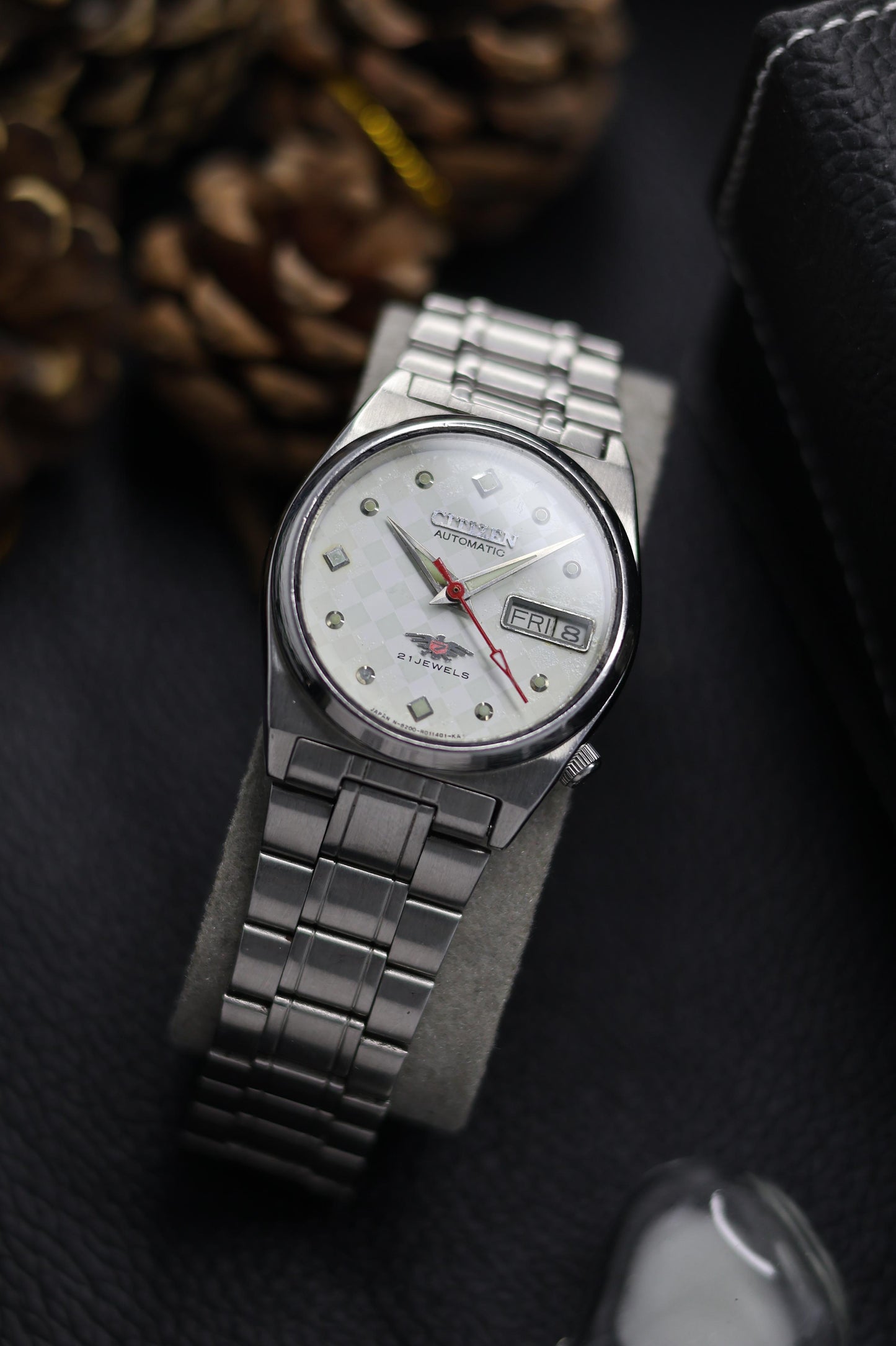 (Super Rare) Citizen Eagle 7 White Motif Dial - Automatic Vintage Watch (Pre Owned) - SE574