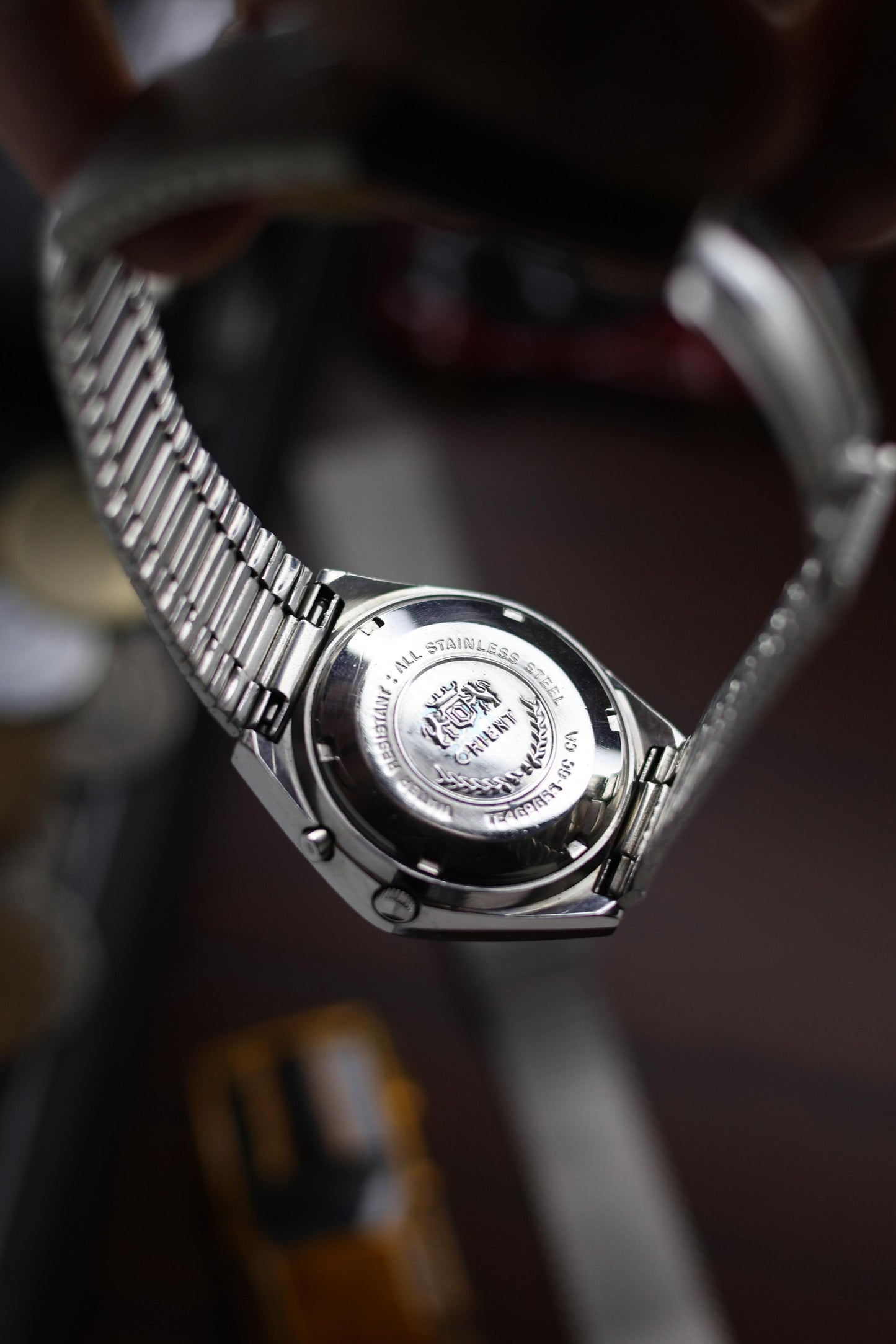 (Super Rare) Orient Tri-Star Crystal Red Dial with Hexagonal Case - Automatic Vintage Watch (Pre Owned) - A497