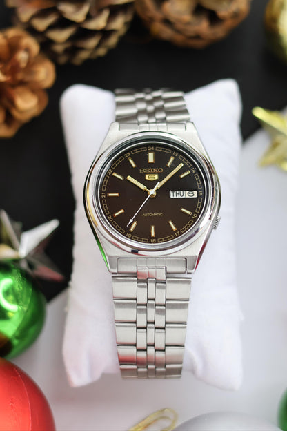 1992 Seiko 5 Black Dial (Pre Owned)