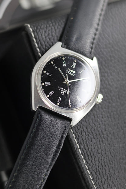 (Super Rare) Vintage HMT Vikas Black Dial - in Original Condition - Mechanical Hand Winding Watch (Pre Owned) - SE626