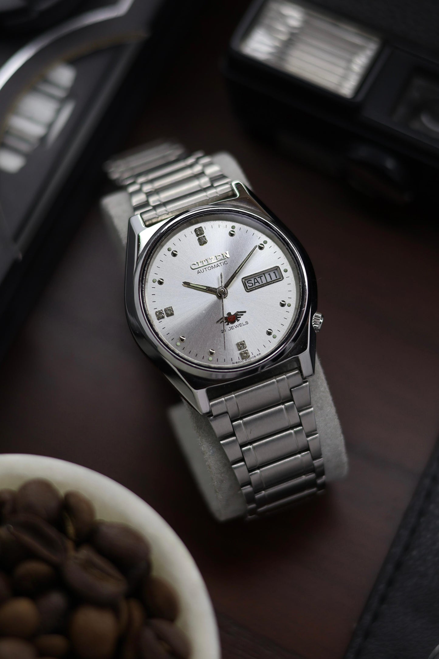 Citizen Eagle 7 Silver Sunray Dial - Automatic Vintage Watch (Pre Owned) - A221