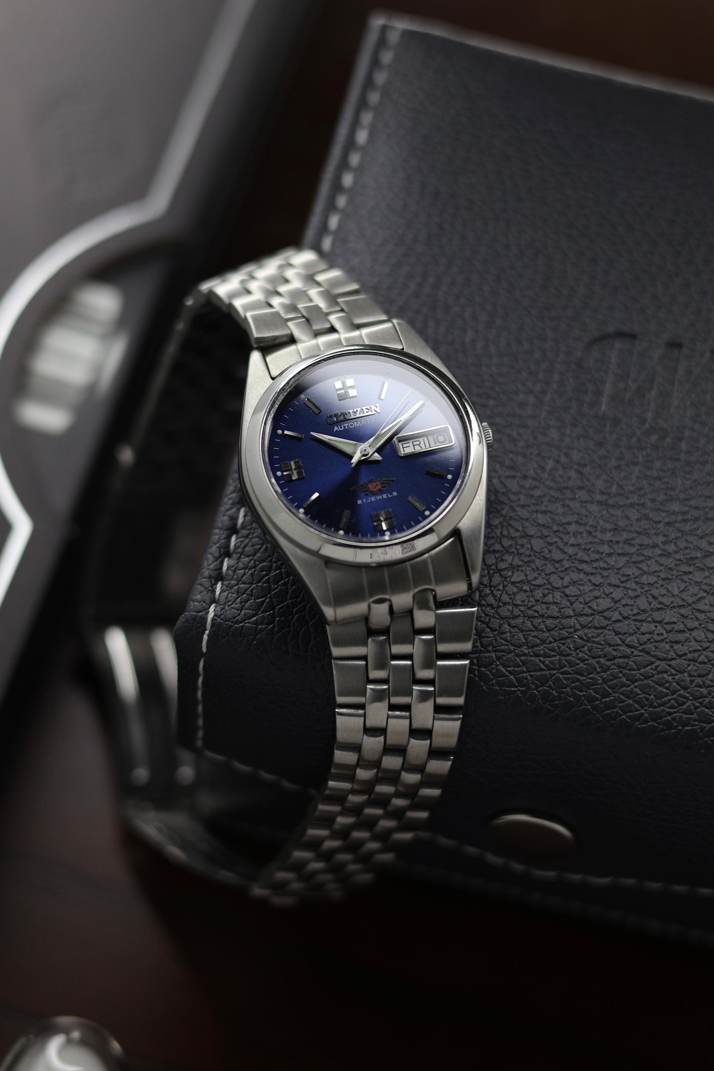 Citizen Eagle 7 Sunray Blue Dial - Automatic Vintage Watch (Pre Owned) - A408