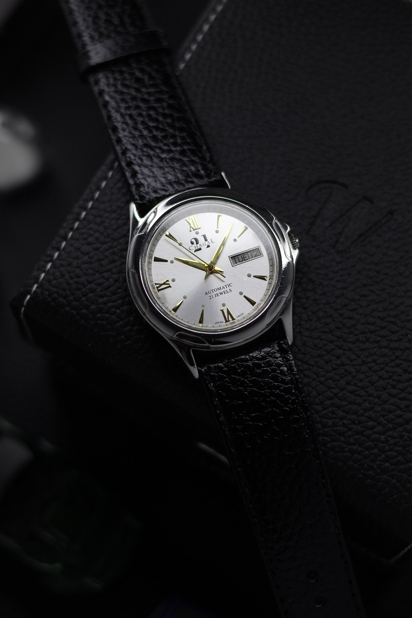 (Super Rare) Chagal 21 Jewels Silver Dial - Automatic Vintage Watch (Pre Owned) - A567