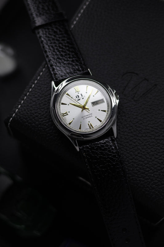 (Super Rare) Chagal 21 Jewels Silver Dial - Automatic Vintage Watch (Pre Owned) - A567