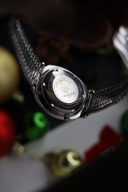 (Extremely Rare) 1965 Seiko 5 Sportsmatic Weekdater Charcoal Dial - Automatic Vintage Watch (Pre Owned) - SE509