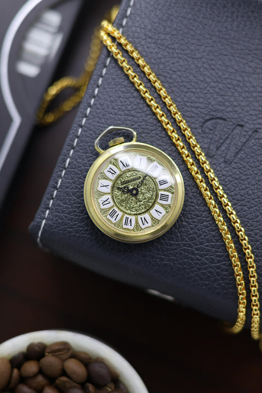 (Extremely Rare) Lucerne Swiss Mechanical Pocket Watch- Hand Winding Vintage Watch (Pre Owned) - A369