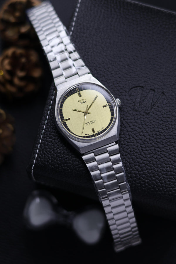 Vintage HMT Rohit Champagne Dial - in Original Condition - Mechanical Hand Winding Watch (Pre Owned) - A550