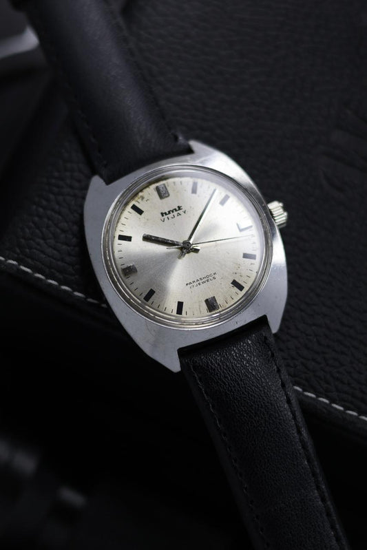 (Super Rare) Vintage HMT Vijay Silver Dial - in Original Condition - Mechanical Hand Winding Watch (Pre Owned) - SE661