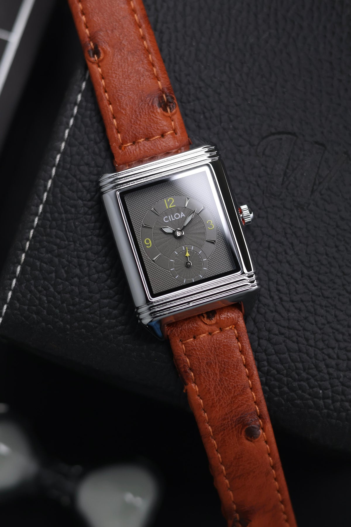 CILOA TANK Grey Dial Watch with Small Seconds - READY TO SHIP (IMPORTED)