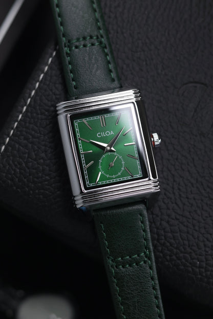 CILOA TANK Green Dial Watch with Small Seconds - READY TO SHIP (IMPORTED)