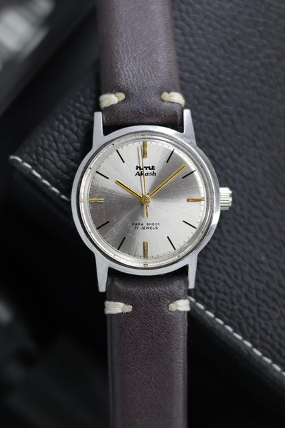 (Super Rare) Vintage HMT Akash Silver Dial - in Original Condition - Mechanical Hand Winding Watch (Pre Owned) - SE667