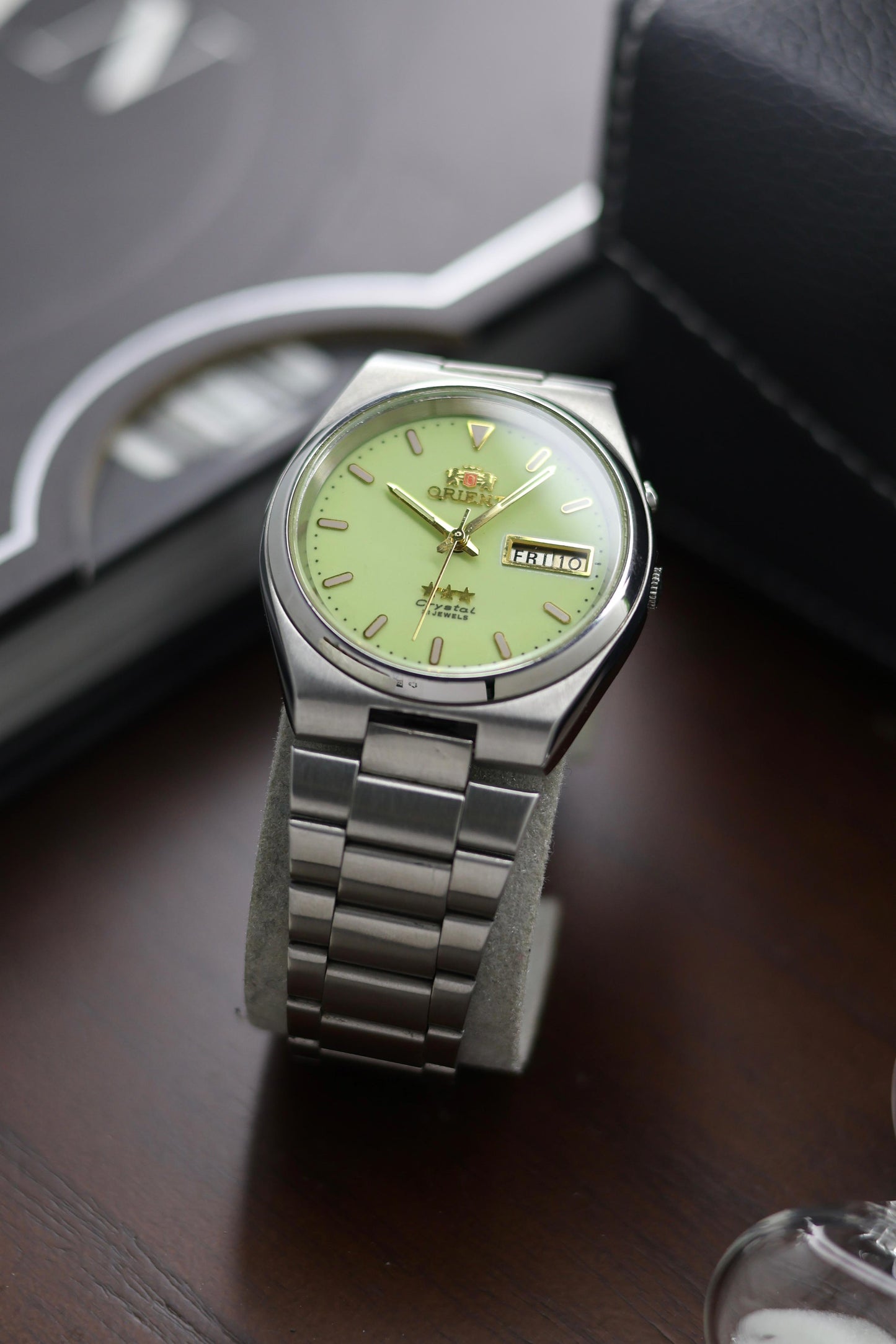 (Super Rare) Orient Tri-Star Crystal Lume Dial - Automatic Vintage Watch (Pre Owned) - A372