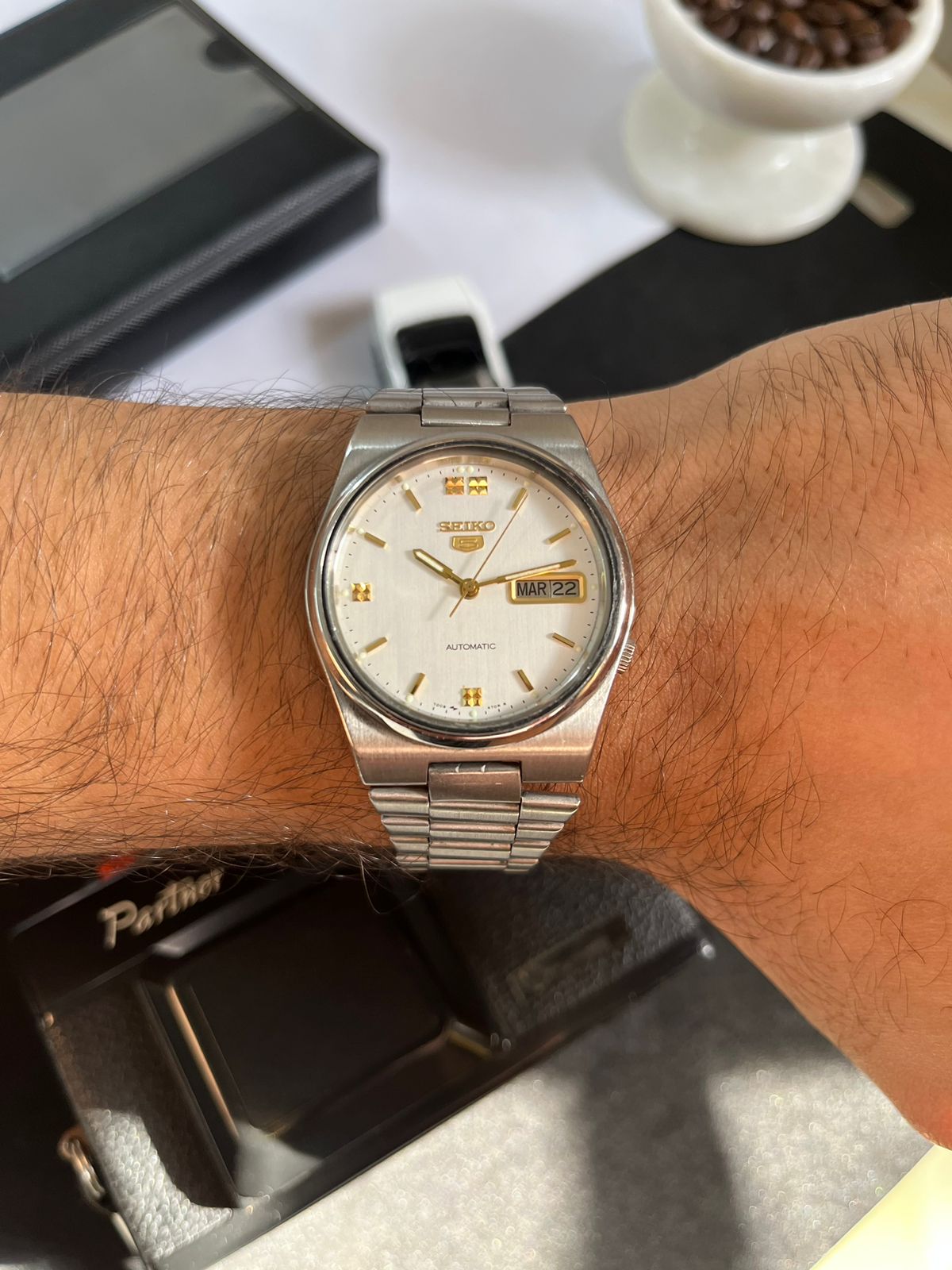 Seiko 5 White Dial(Pre Owned)