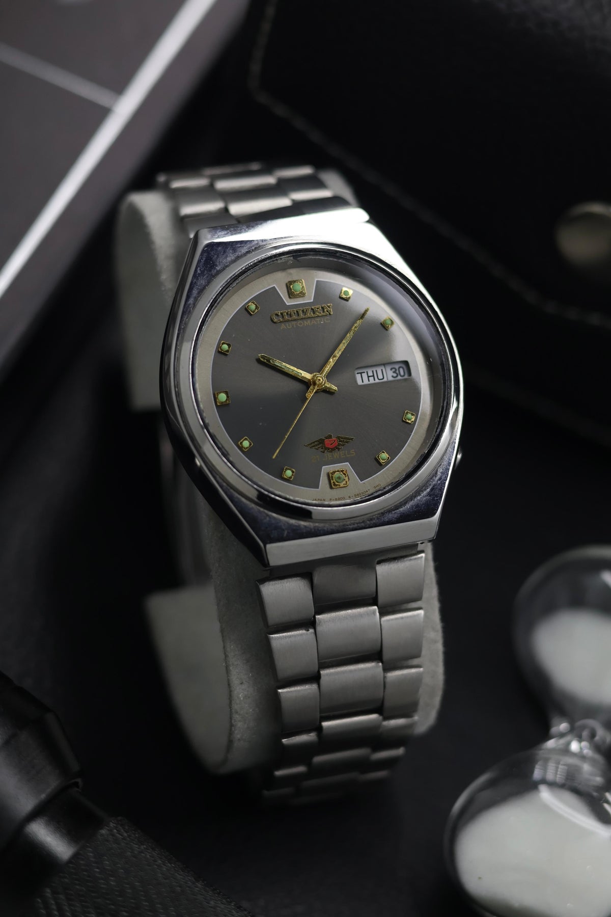 (Super Rare) Citizen Eagle 7 Grey Motif Dial - Automatic Vintage Watch (Pre Owned) - SE847