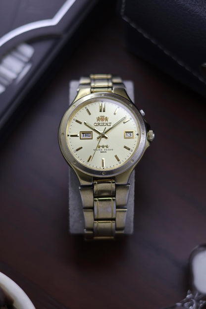 Orient Tri-Star 50MWR Champagne Dial - Automatic Vintage Watch (Pre Owned) - A347