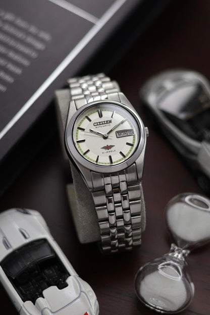 (Super Rare) Citizen Eagle 7 White Dial - Automatic Vintage Watch (Pre Owned) - SE456