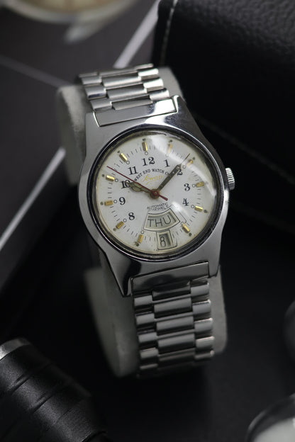 (Super Rare) West End Watch Co. SOWAR White Dial - Automatic Swiss Vintage Watch (Pre Owned) - SE832