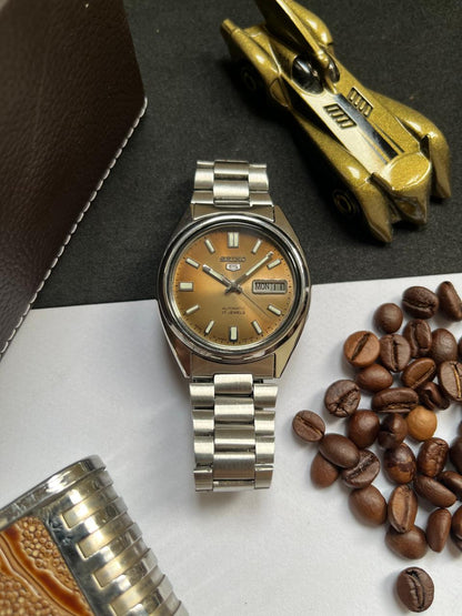 Seiko 5 - Coffee Sunray Dial (Pre Owned)