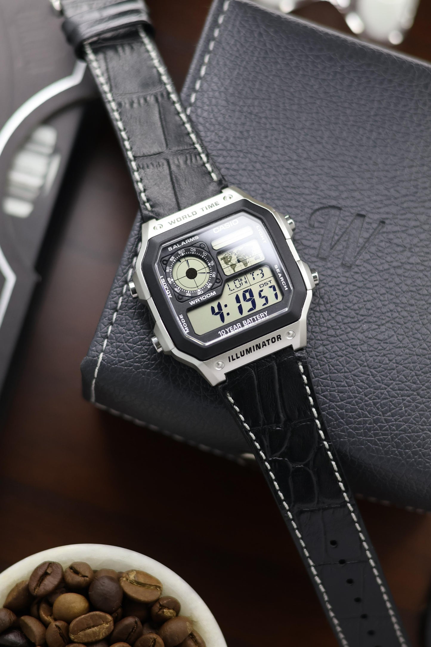 Leather Straps for CASIO AE1200 Series - with FREE Strap Tool!