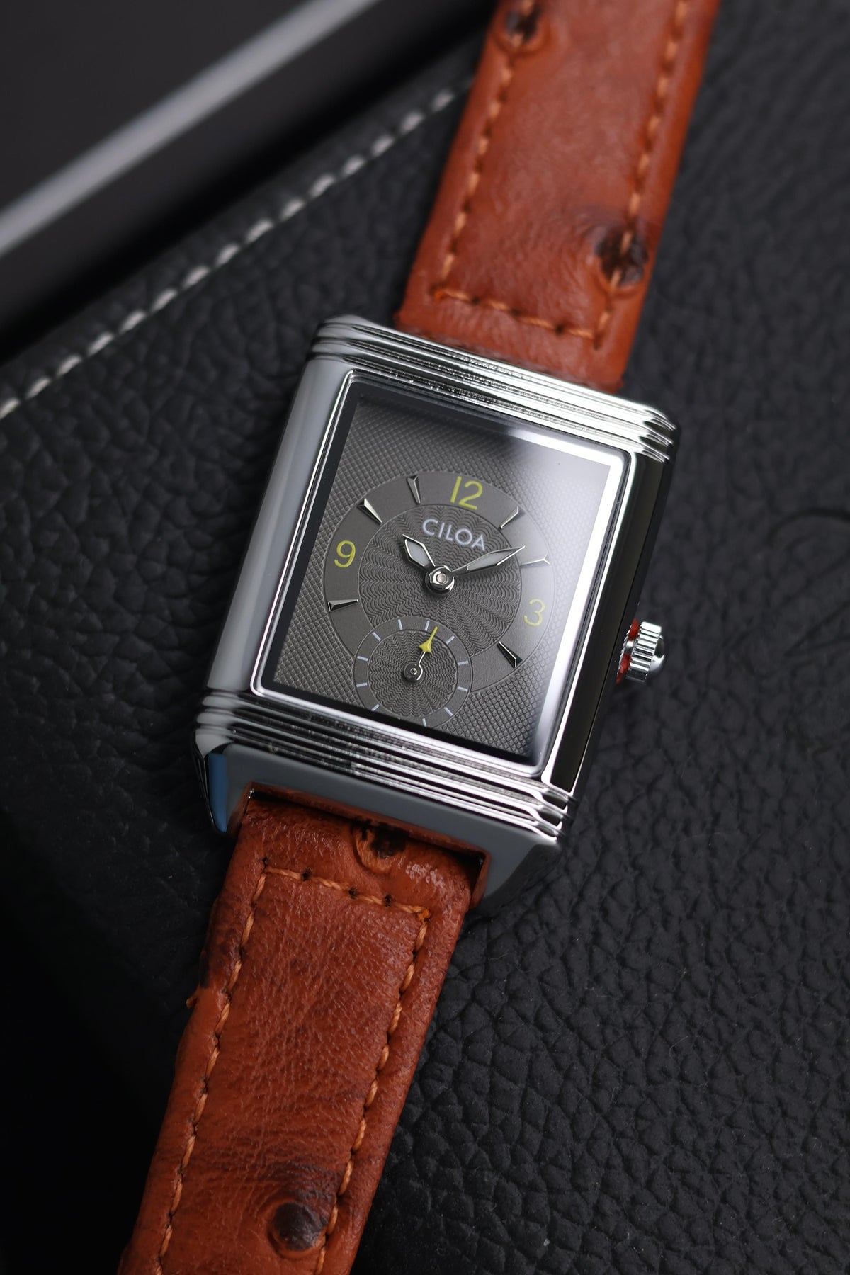 CILOA TANK Grey Dial Watch with Small Seconds - READY TO SHIP (IMPORTED)
