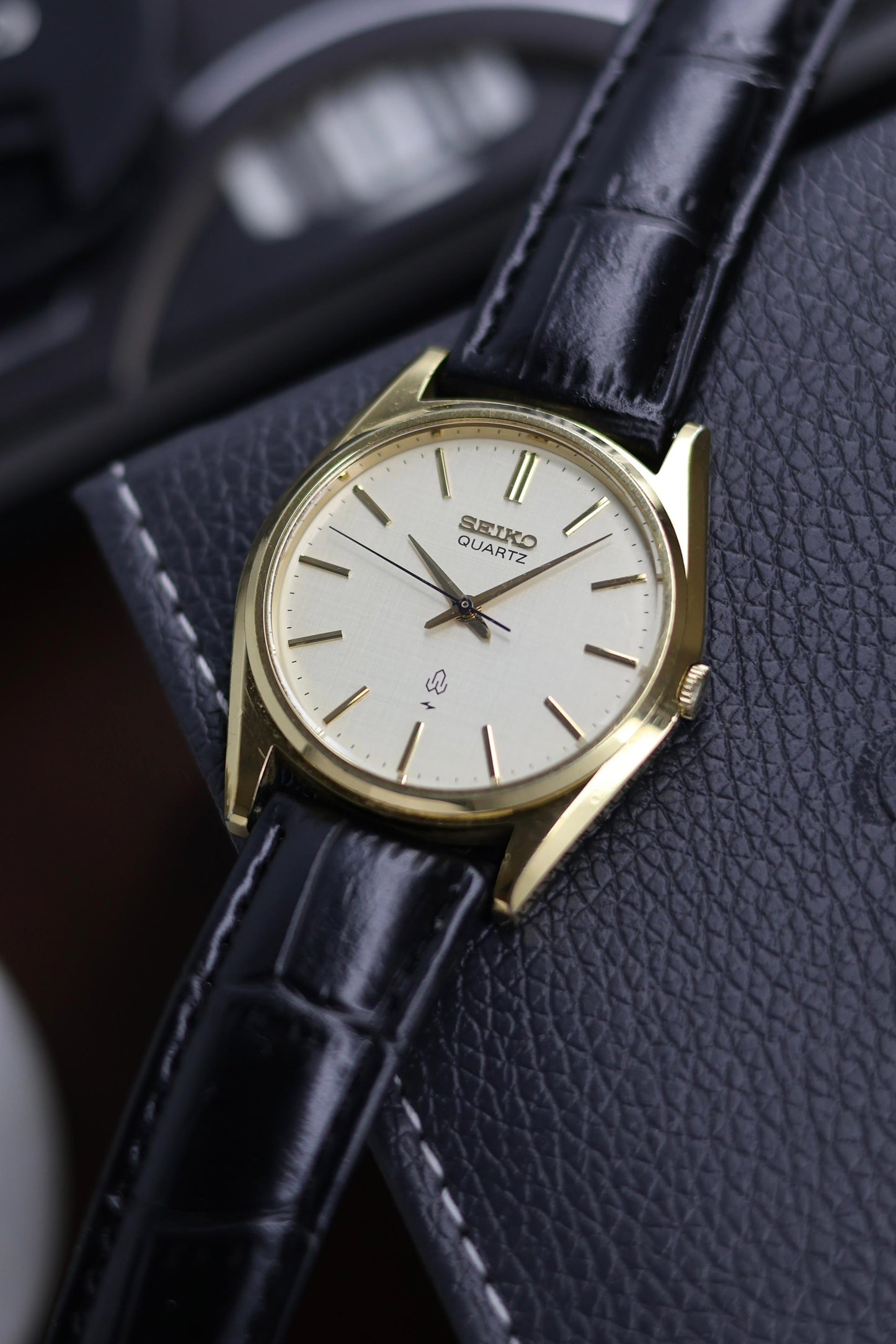(JDM - Extremely Rare) 1979 Seiko LINEN Dial - Vintage Watch (Pre Owned) - A163