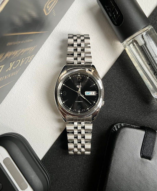 Seiko 5 'Explorer' Black Dial (Pre Owned)