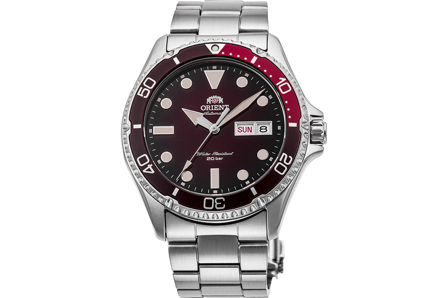 ORIENT Kamasu Mako III RA-AA0814R Automatic Diver Watch (Imported) - Red