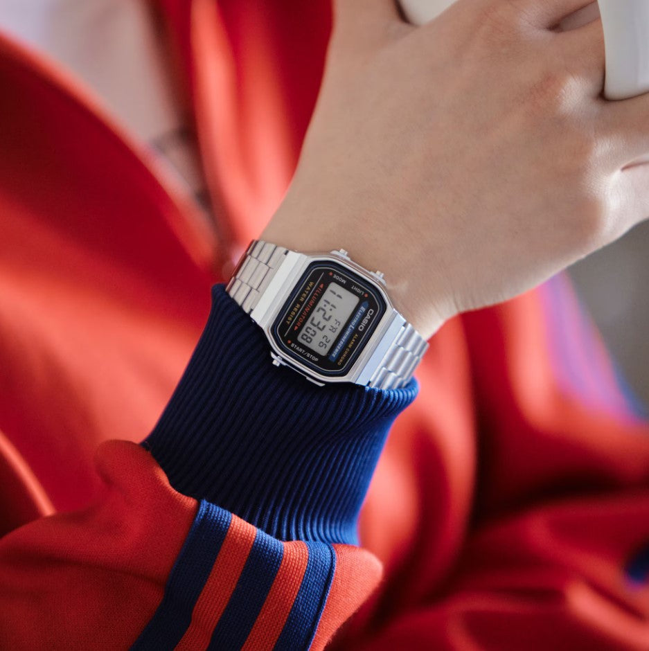 Casio A168WA-1 Vintage Digital Watch Classic Retro LED Watch