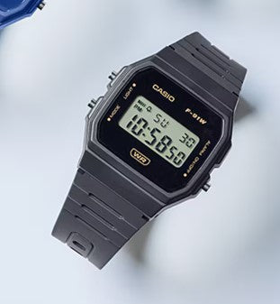 CASIO F-91WB-8A - D373 - Black