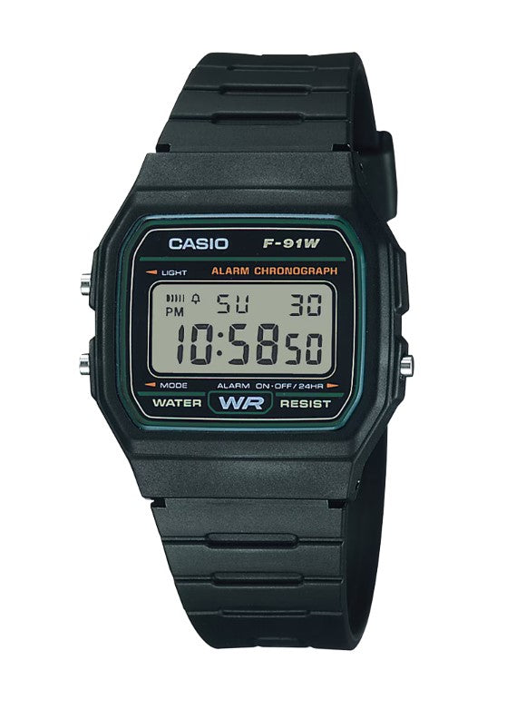 CASIO F-91W-3DG (Green Trim) - D246