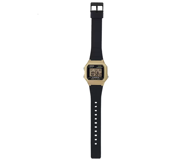 Casio Illuminator 3224 W-218H Alarm Chrono Black Resin Band Digital Casio Illuminator 3224 W-218H Alarm Chrono Black Resin Band Digital