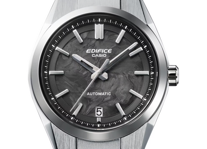 CASIO EDIFICE AUTOMATIC - EFK-100CD-1A - BLACK FORGED CARBON DIAL - ED669