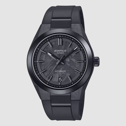 CASIO EDIFICE AUTOMATIC - EFK-100XPB-1A - BLACK FORGED CARBON DIAL - ED673