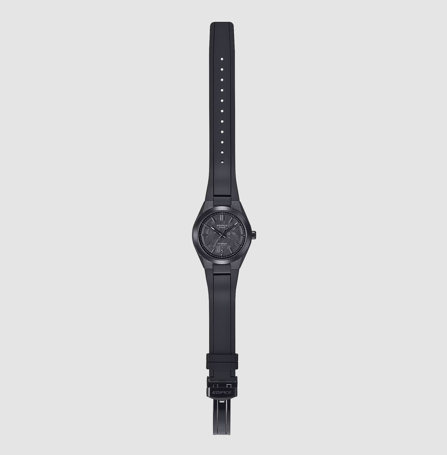 CASIO EDIFICE AUTOMATIC - EFK-100XPB-1A - BLACK FORGED CARBON DIAL - ED673