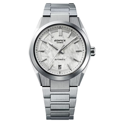 CASIO EDIFICE AUTOMATIC - EFK-100D-7A - WHITE / SILVER DIAL - ED672