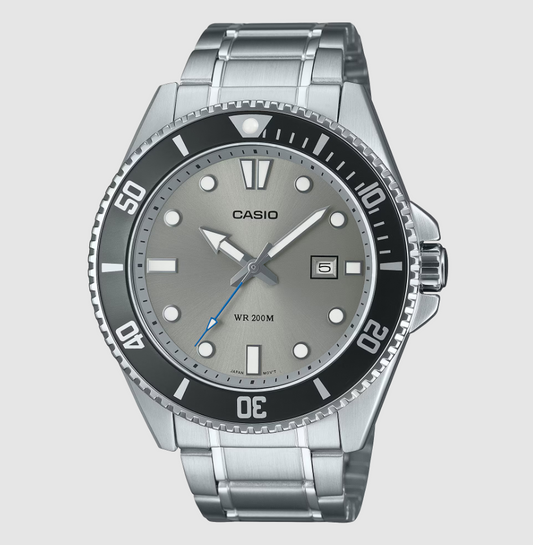 CASIO DURO SILVER DIAL (US VERSION) - MDV-107D-8AVDF (Imported)