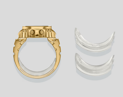 Casio CRW-001G-9DR Gold Ring Watch - D412